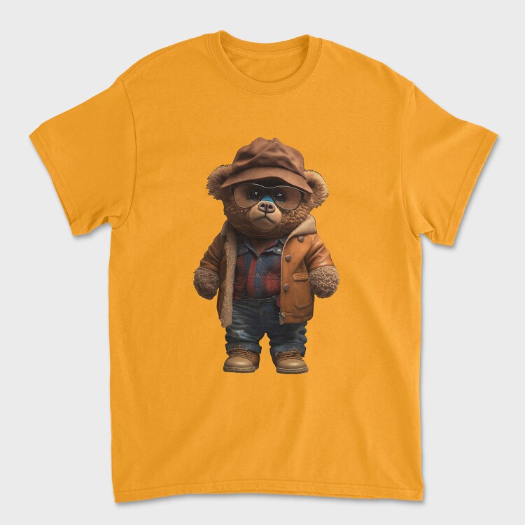 Vintage Teddy Bear, Унисекс Мъжка Тениска