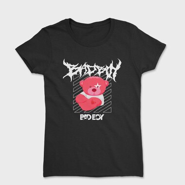 Bad Boy Bear, Women's T-Shirt