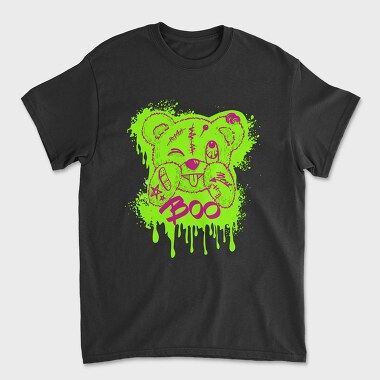 Unisex Men's T-Shirt, Boo Teddy Bear