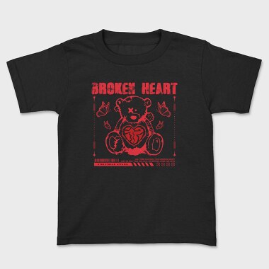 Broken Heart Bear, Kids' T-Shirt