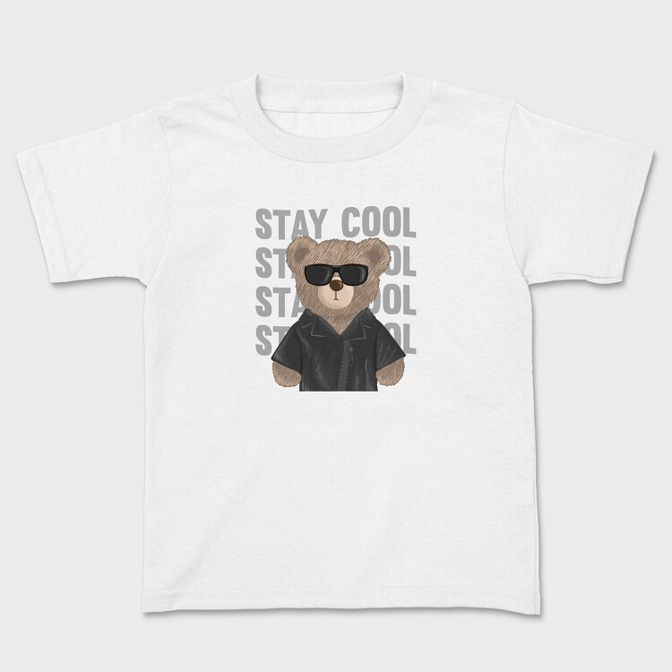 Cool Bear, Kids' T-Shirt