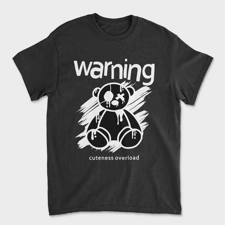 Cuteness Overload Bear, Unisex Men's T-Shirt