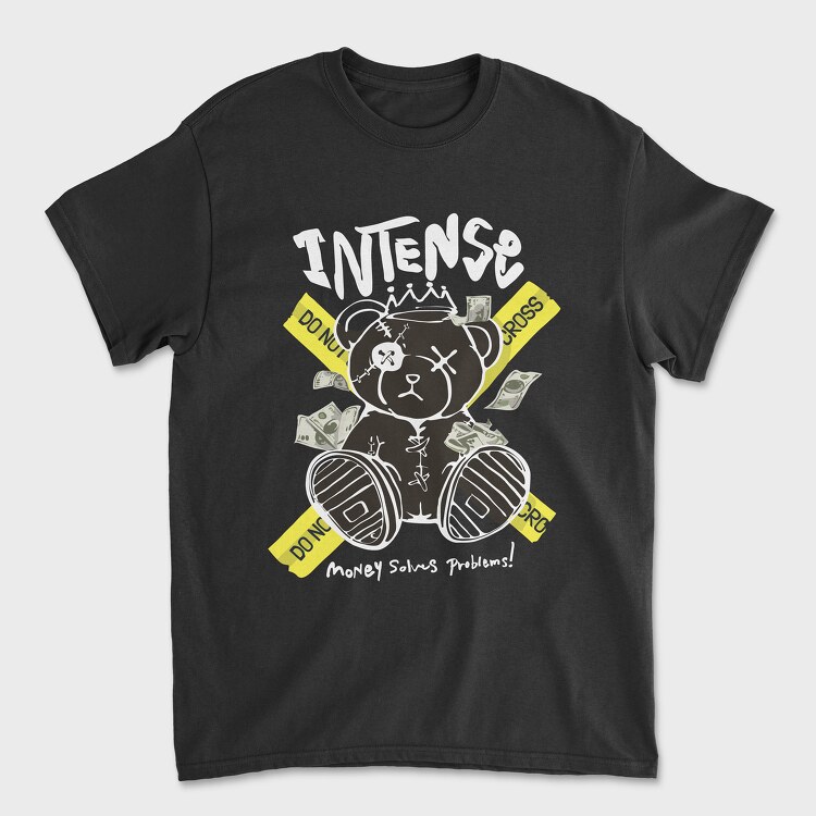 Do Not Cross Bear, Унисекс Мъжка Тениска