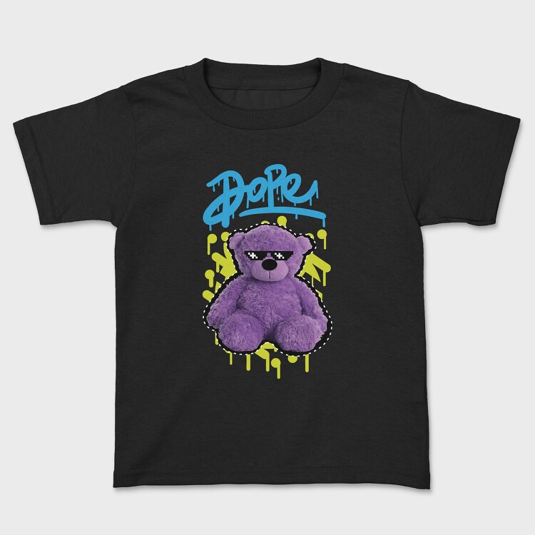 Dope Bear, Kids' T-Shirt