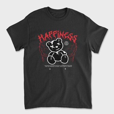 Унисекс Мъжка Тениска, Hapiness Bear