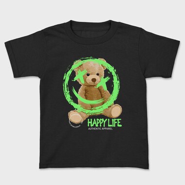 Детска Тениска, Happy Life Bear