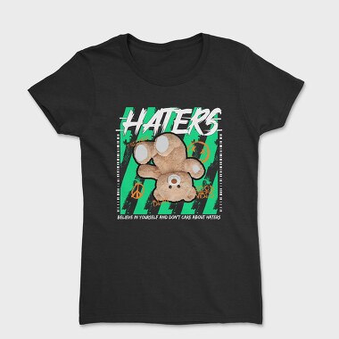Haters Bear, Women's T-Shirt