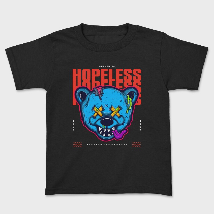 Kids' T-Shirt, Hopeless Bear