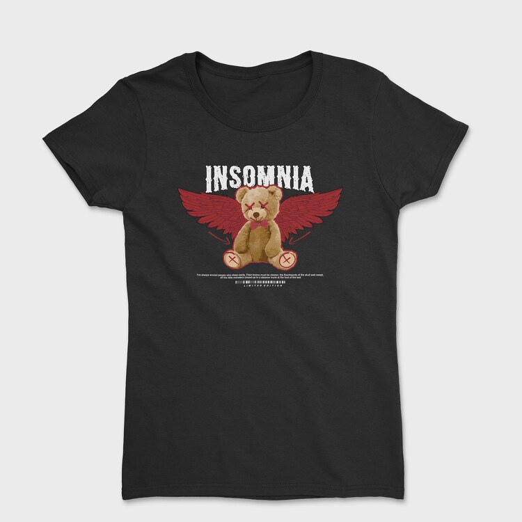 Insomnia Bear, Дамска Тениска