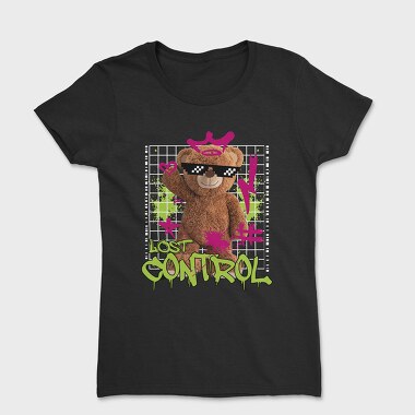 Lost Control Bear, Women's T-Shirt