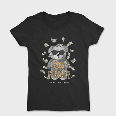 Money Power Bear, Women's T-Shirt