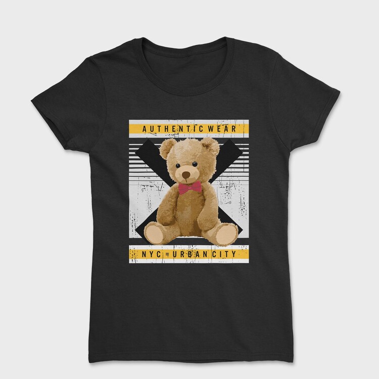 Nyc Teddy Bear, Women's T-Shirt