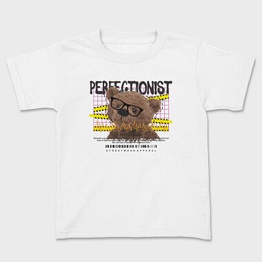 Детска Тениска, Perfectionist Bear