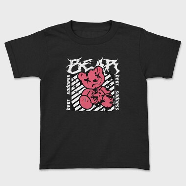 Sadness Bear, Kids' T-Shirt