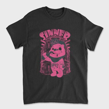 Sinner Bear, Unisex Men's T-Shirt