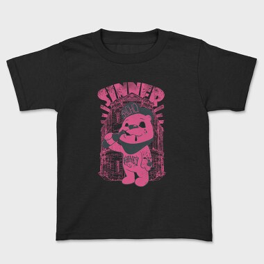 Sinner Bear, Kids' T-Shirt