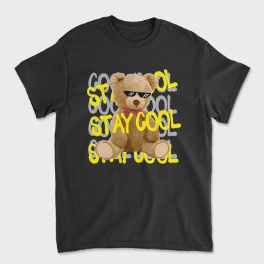 Stay Cool Bear, Unisex Men's T-Shirt