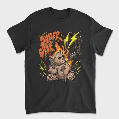 Super Star Bear, Unisex Men's T-Shirt