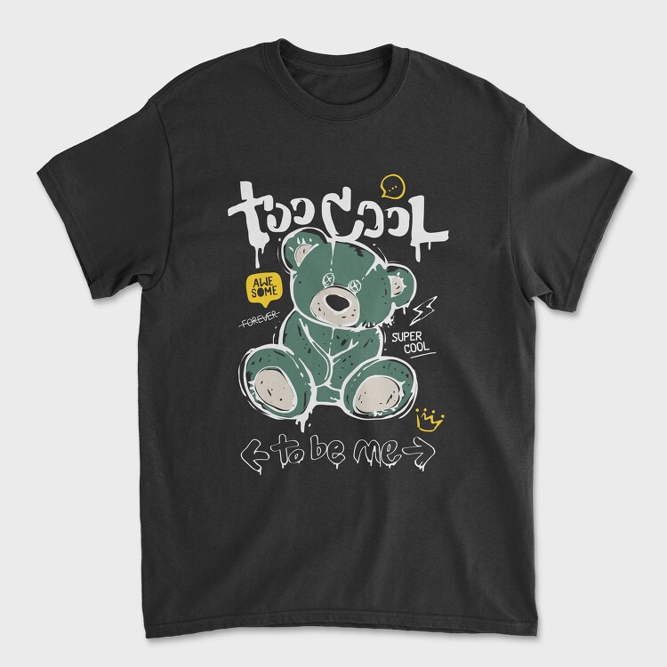 Too Cool Bear, Унисекс Мъжка Тениска
