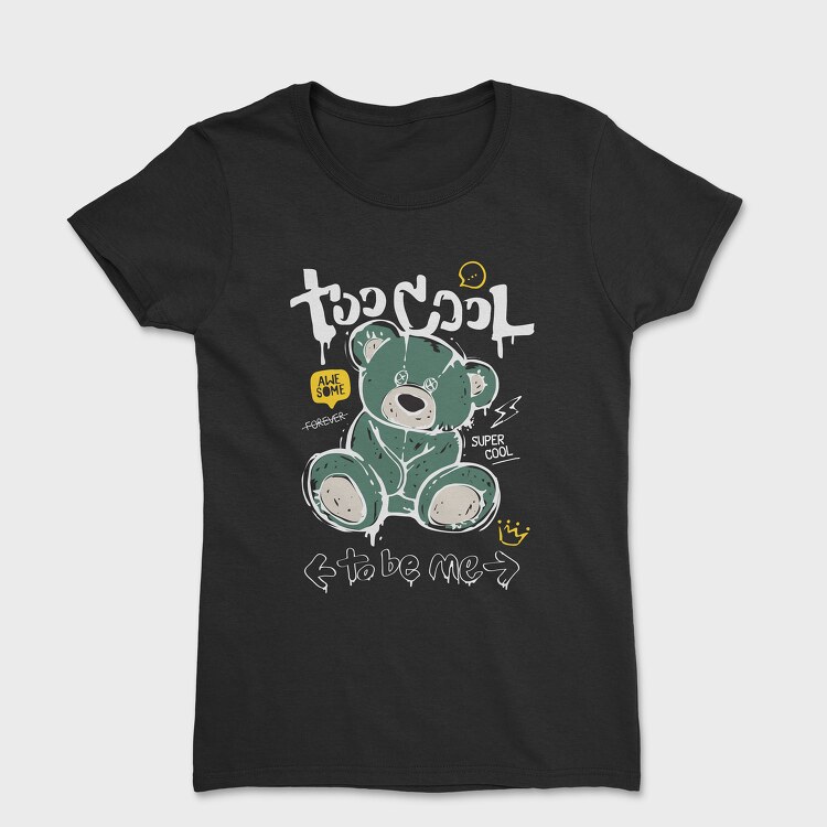 Too Cool Bear, Women's T-Shirt
