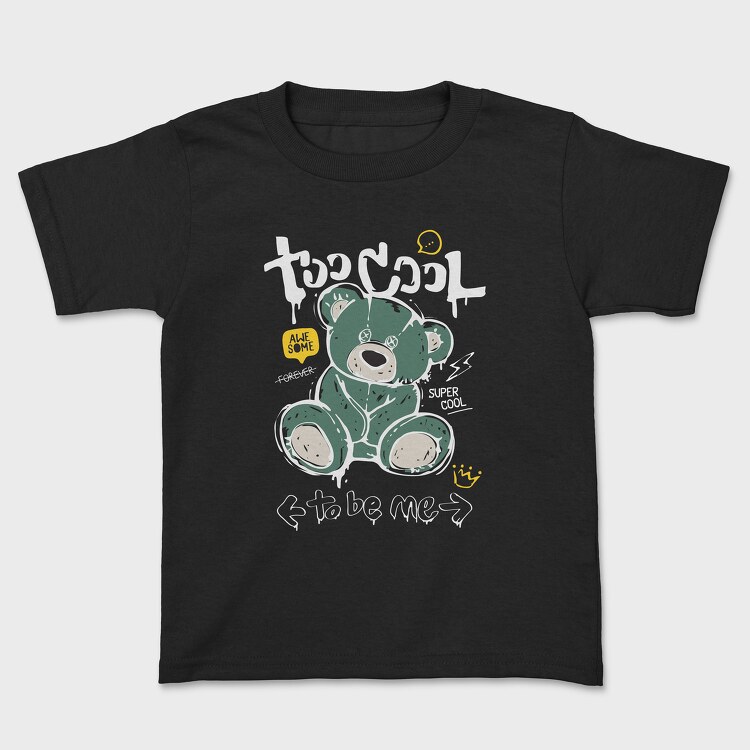 Too Cool Bear, Kids' T-Shirt