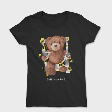 Warning Bear, Women's T-Shirt