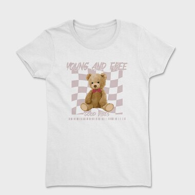 Young and Free Bear, Women's T-Shirt