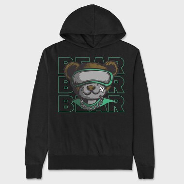 Sunglasses Bear, Unisex Men's Hoodie