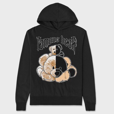 Famous Bear, Unisex Men's Hoodie