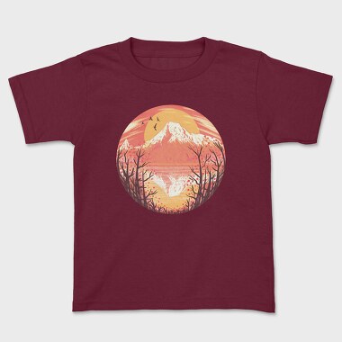 Vulcan Sunset, Kids' T-Shirt