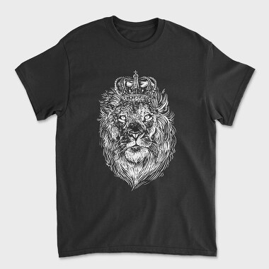 Унисекс Мъжка Тениска, Crowned Lion