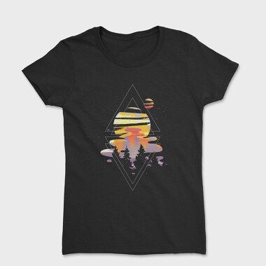 Galaxy Watercolor, Women's T-Shirt