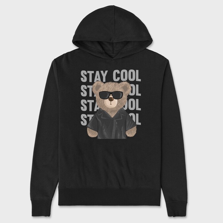 Cool Bear, Unisex Men's Hoodie
