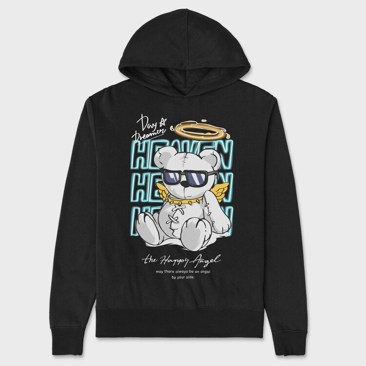 Heaven Bear, Unisex Men's Hoodie