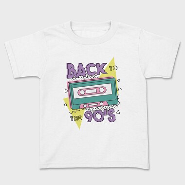 Back To The 90S, Kids' T-Shirt