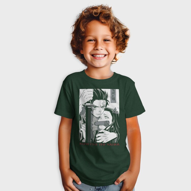 Never Look Back Bear, Kids' T-Shirt