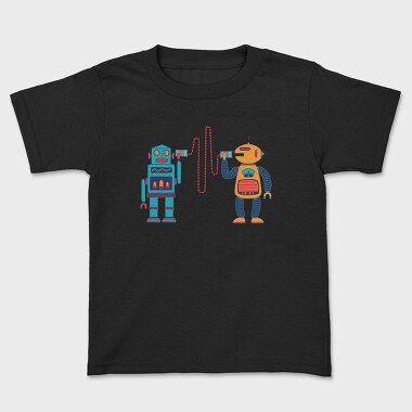 Robots Walkie Talkie, Kids' T-Shirt