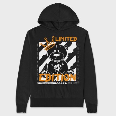 Limited Edition Bear, Unisex Men's Hoodie