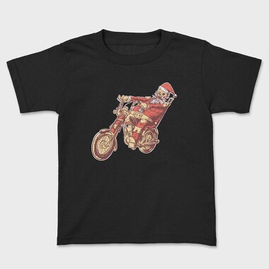 Santa Motorbike, Kids' T-Shirt