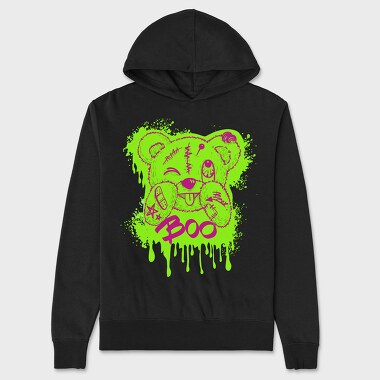 Boo Teddy Bear, Unisex Men's Hoodie