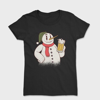 Snowman Beer, Women's T-Shirt