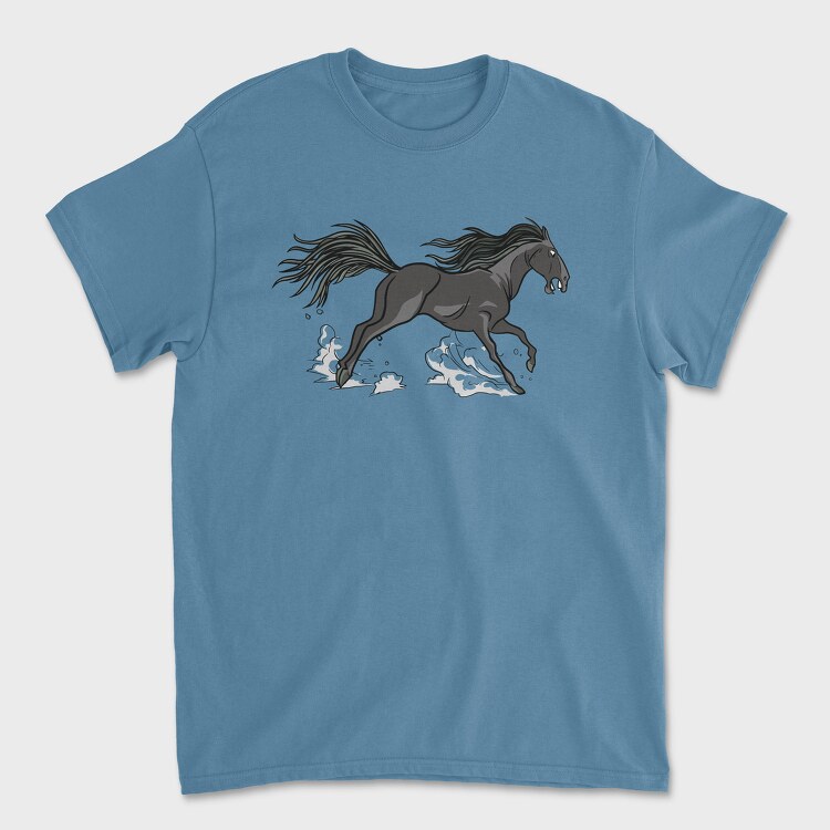 Horse Run, Unisex Men's T-Shirt