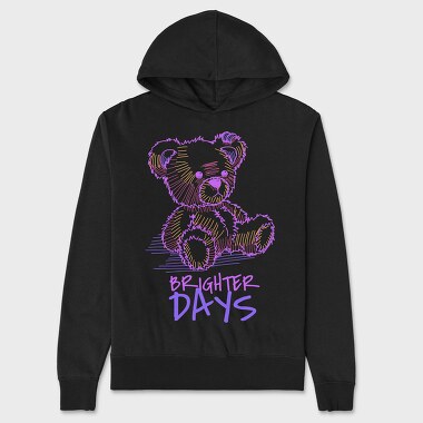 Brighter Days Bear, Unisex Men's Hoodie