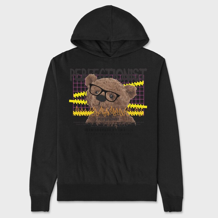 Perfectionist Bear, Унисекс Мъжко Суичър