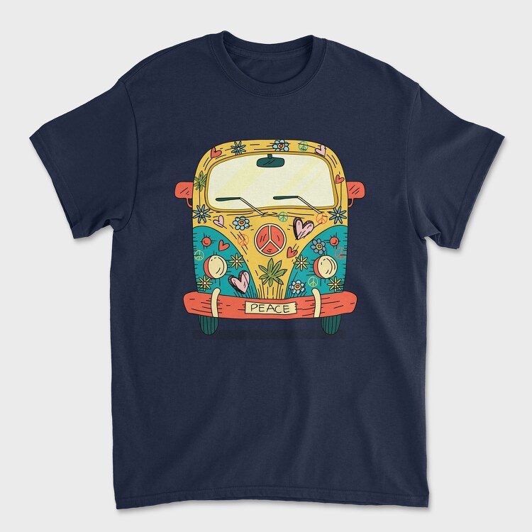 Hippie Van, Unisex Men's T-Shirt