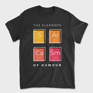 The Elements of Humour, Unisex Men's T-Shirt