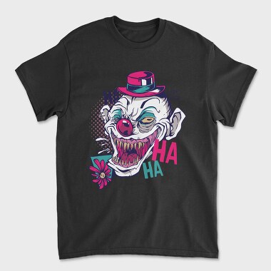 Creppy Clown, Unisex Men's T-Shirt