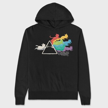 Prisma Cats, Unisex Men's Hoodie