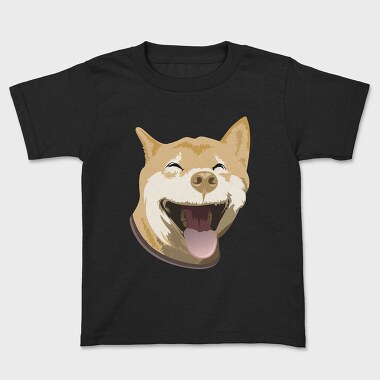 Akita Portrait, Kids' T-Shirt