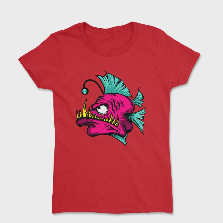 Anglerfish Pink, Women's T-Shirt